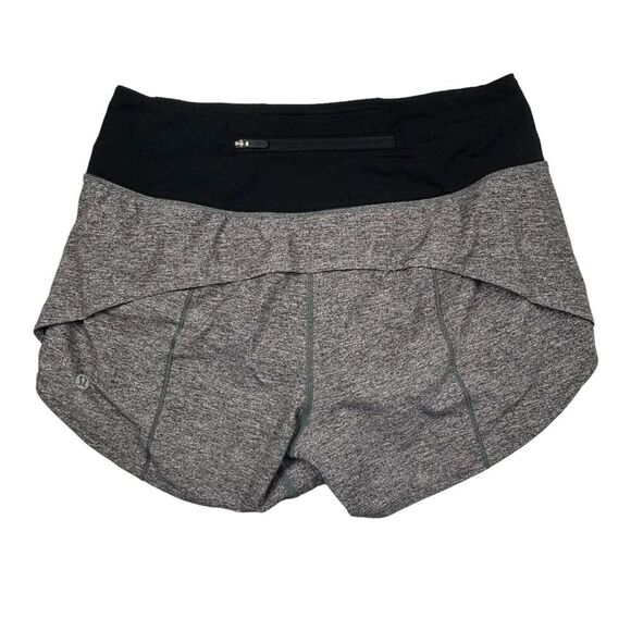 Lululemon Speed Up Short Mid-Rise 4" *Heather Lux Multi Black - Picture 4 of 9
